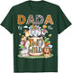 Dada Of The Two Wild 2Nd Birthday Animal Safari Tribal T-Shirt - T-Shirt | Forest