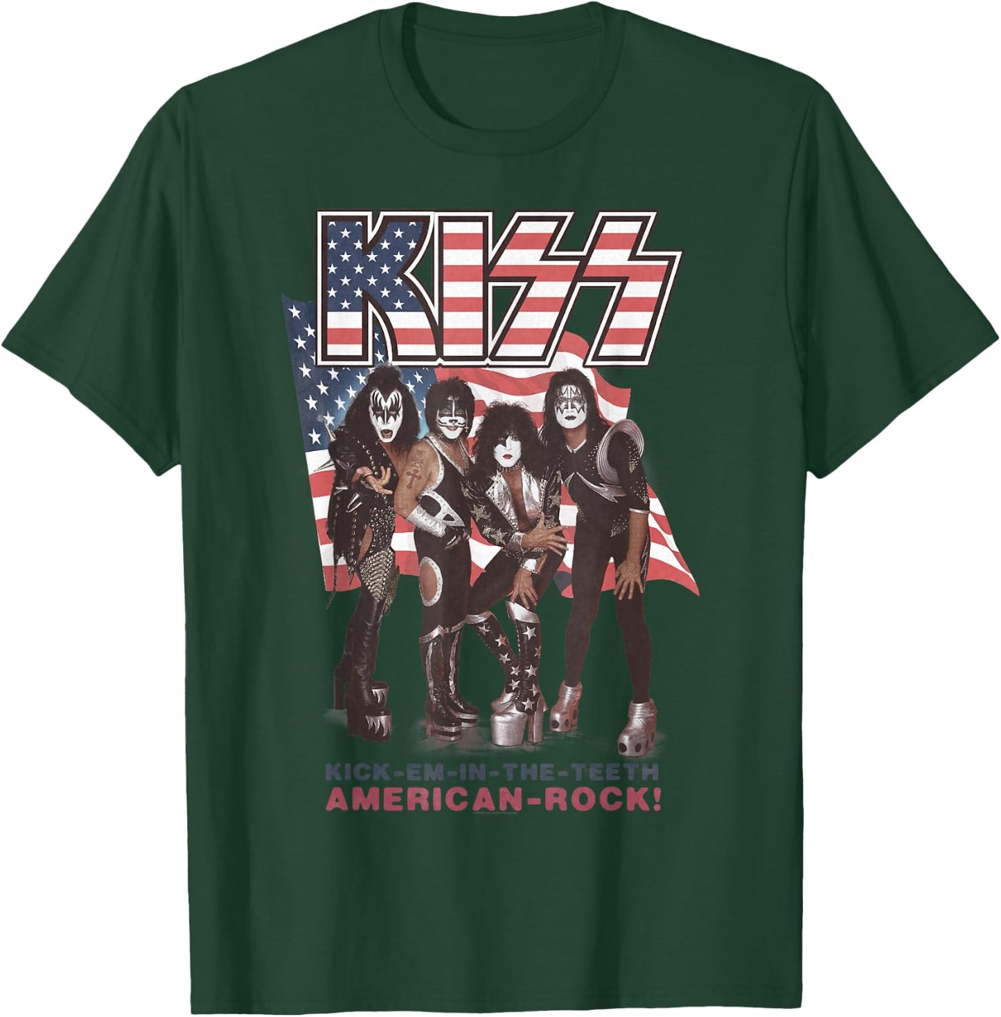 KISS - Kick Em in The Teeth T-Shirt - T-Shirt | Forest