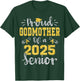 Proud Godmother of a Class of 2025 Senior Graduate 2025 T-Shirt - T-Shirt | Forest