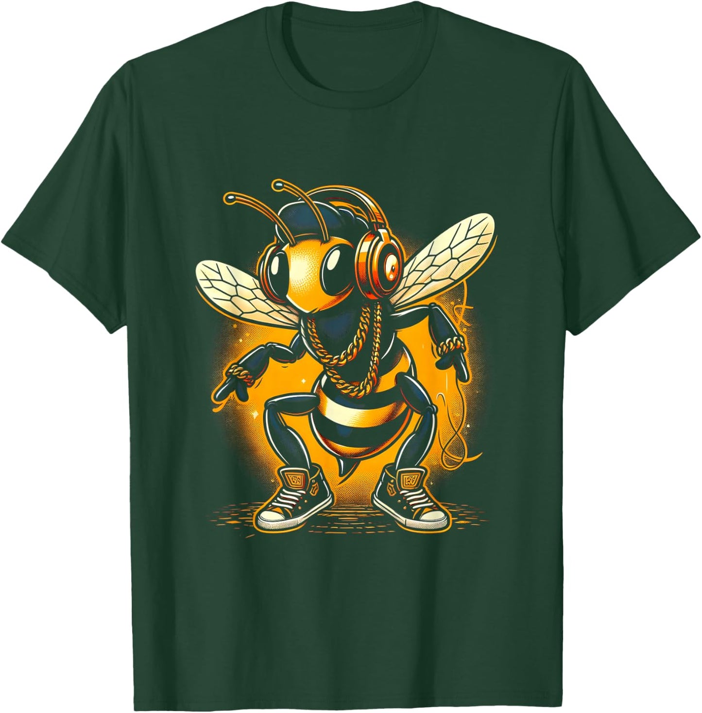 Cool Bees Hip Hop Rap Old School T-Shirt - T-Shirt | Forest
