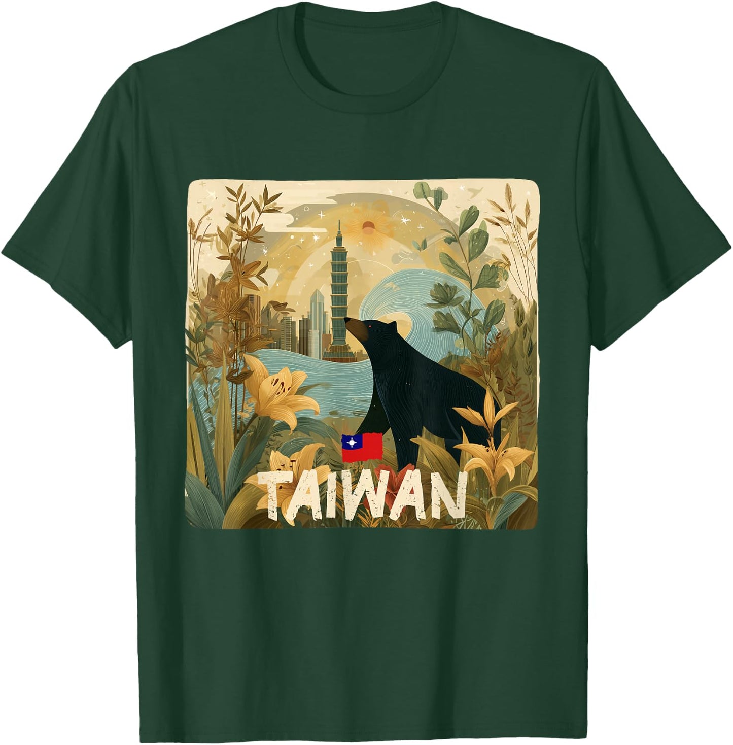 Stunning Taiwan Animal and Nature Graphic for Adults and Kids T-Shirt - T-Shirt | Forest