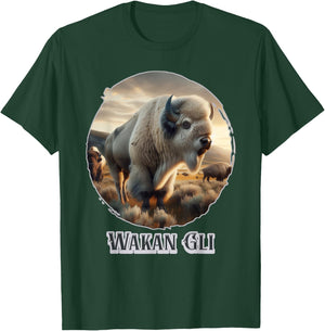 The White Buffalo Of The Lakota Nation Prophecy Is Wakan Gli T-Shirt - T-Shirt | Forest