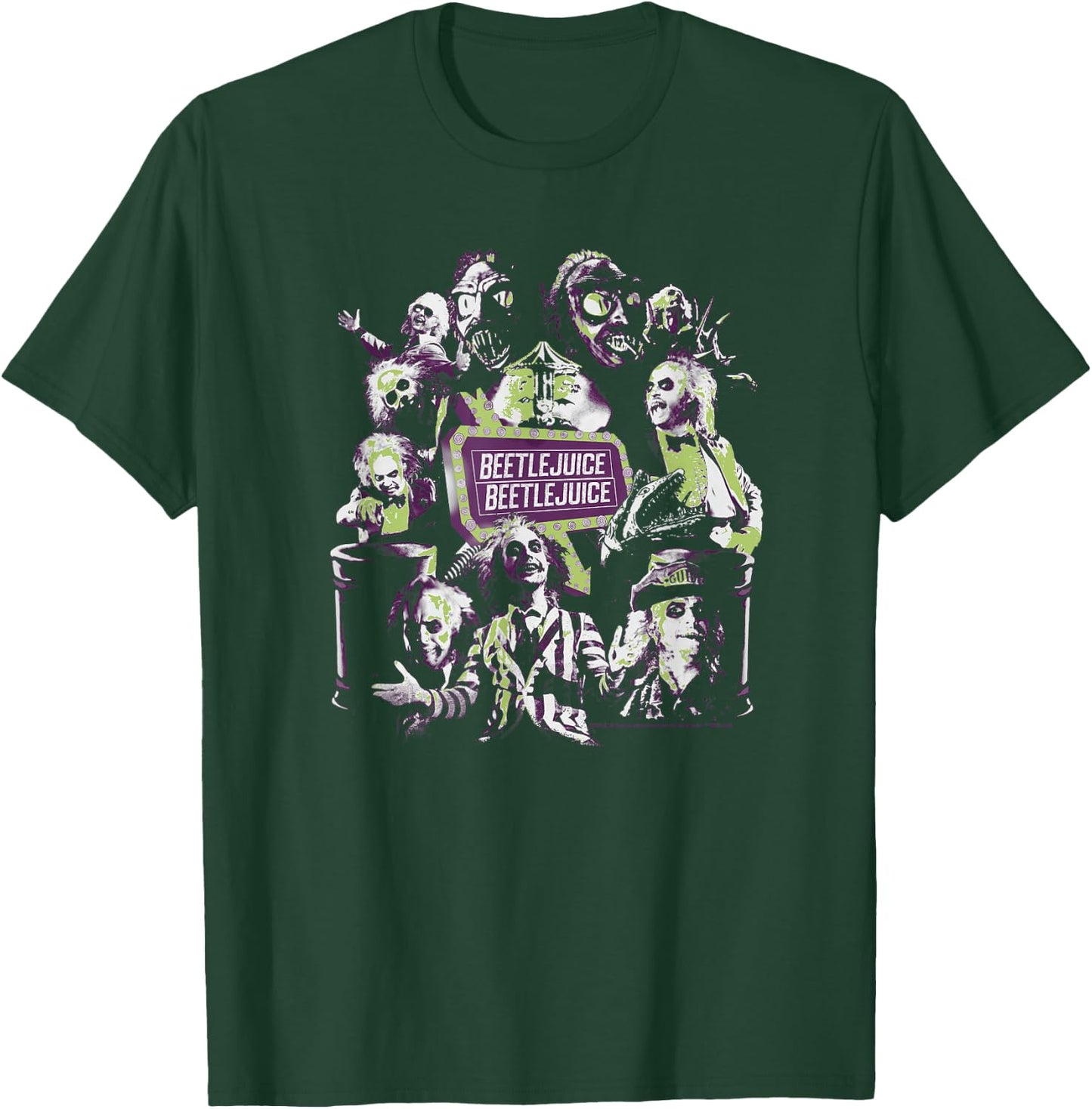 Beetlejuice Say It Thrice Movie Poster T-Shirt - T-Shirt | Forest