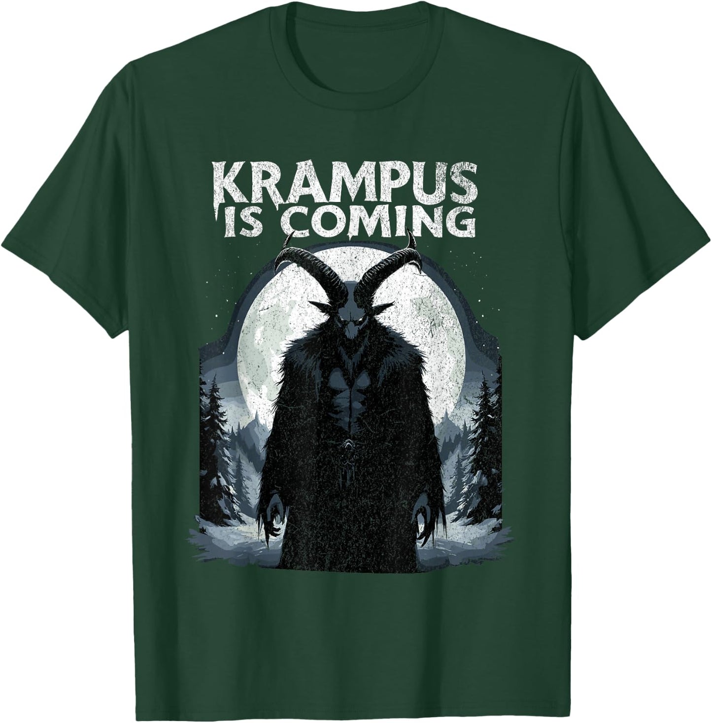 krampusnacht Christmas Xmas Krampus T-Shirt - T-Shirt | Forest