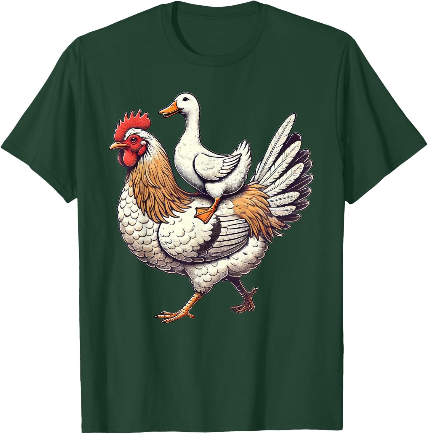 Cute Duck Chicken T-Shirt - T-Shirt | Forest