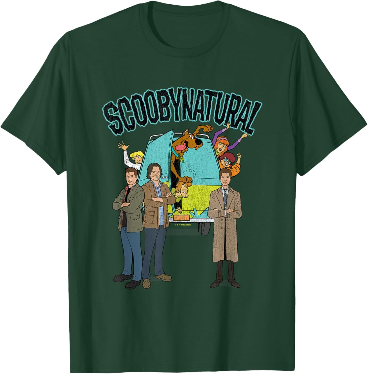 Scooby-Doo Scoobynatural Supernatural Mystery Ride , Black, S T-Shirt - T-Shirt | Forest