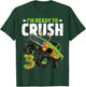 I'm Ready To Crush 3rd Birthday Boy Monster Truck 3 Year Old T-Shirt - T-Shirt | Forest