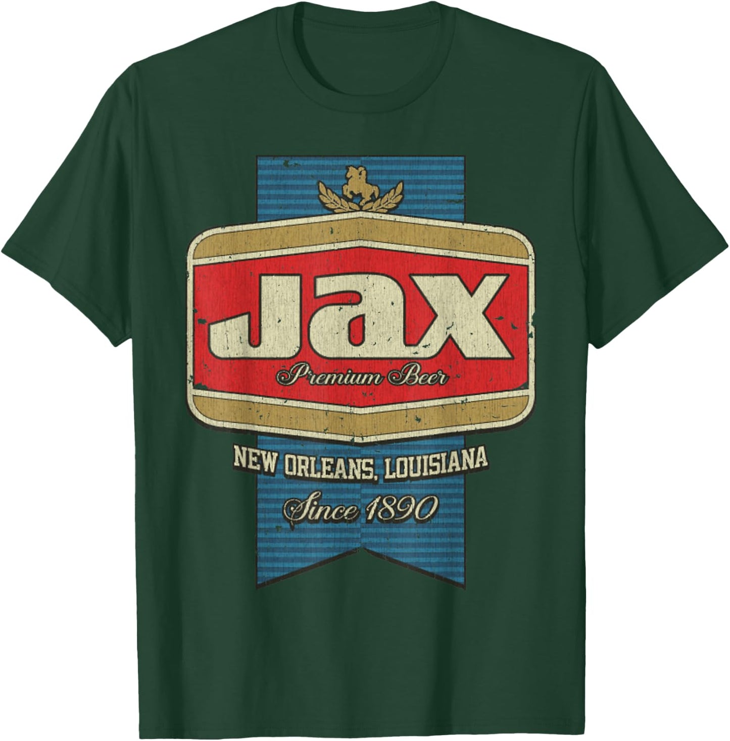 Vintage Jax Beer New Orleans 1890 T-Shirt - T-Shirt | Forest