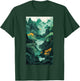 Jade Art Landscape Mountain landscape Nature art T-Shirt - T-Shirt | Forest