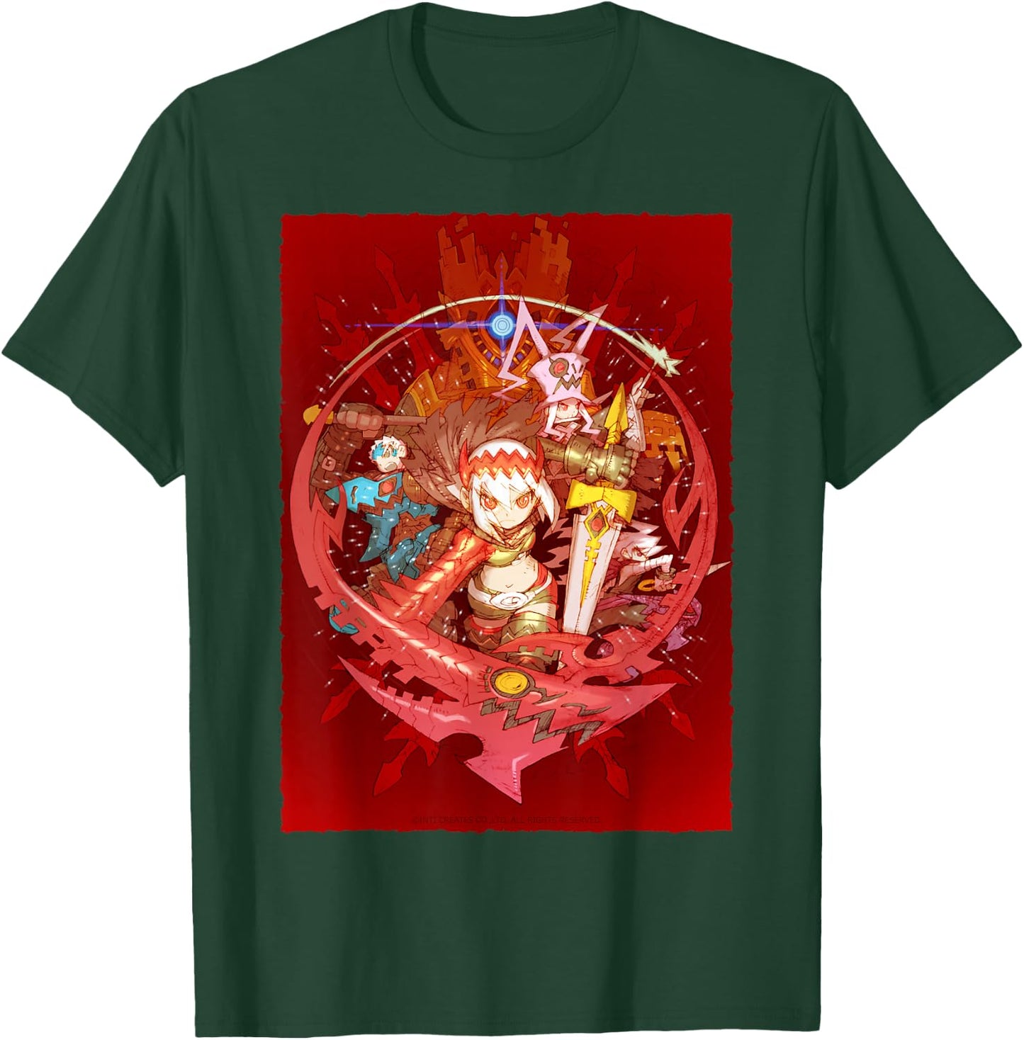Dragon Marked for Death Package Illustration T-Shirt - T-Shirt | Forest