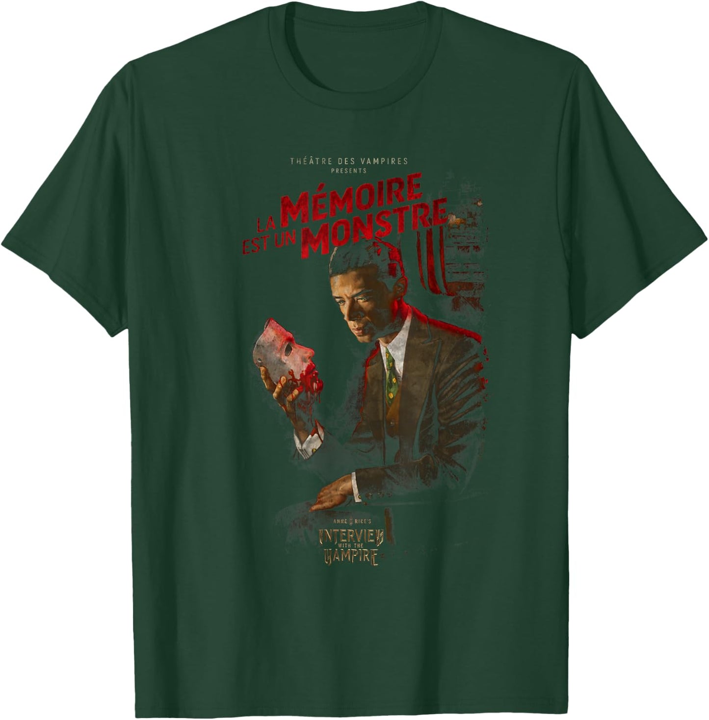 Interview with The Vampire La Memoire Poster T-Shirt - T-Shirt | Forest