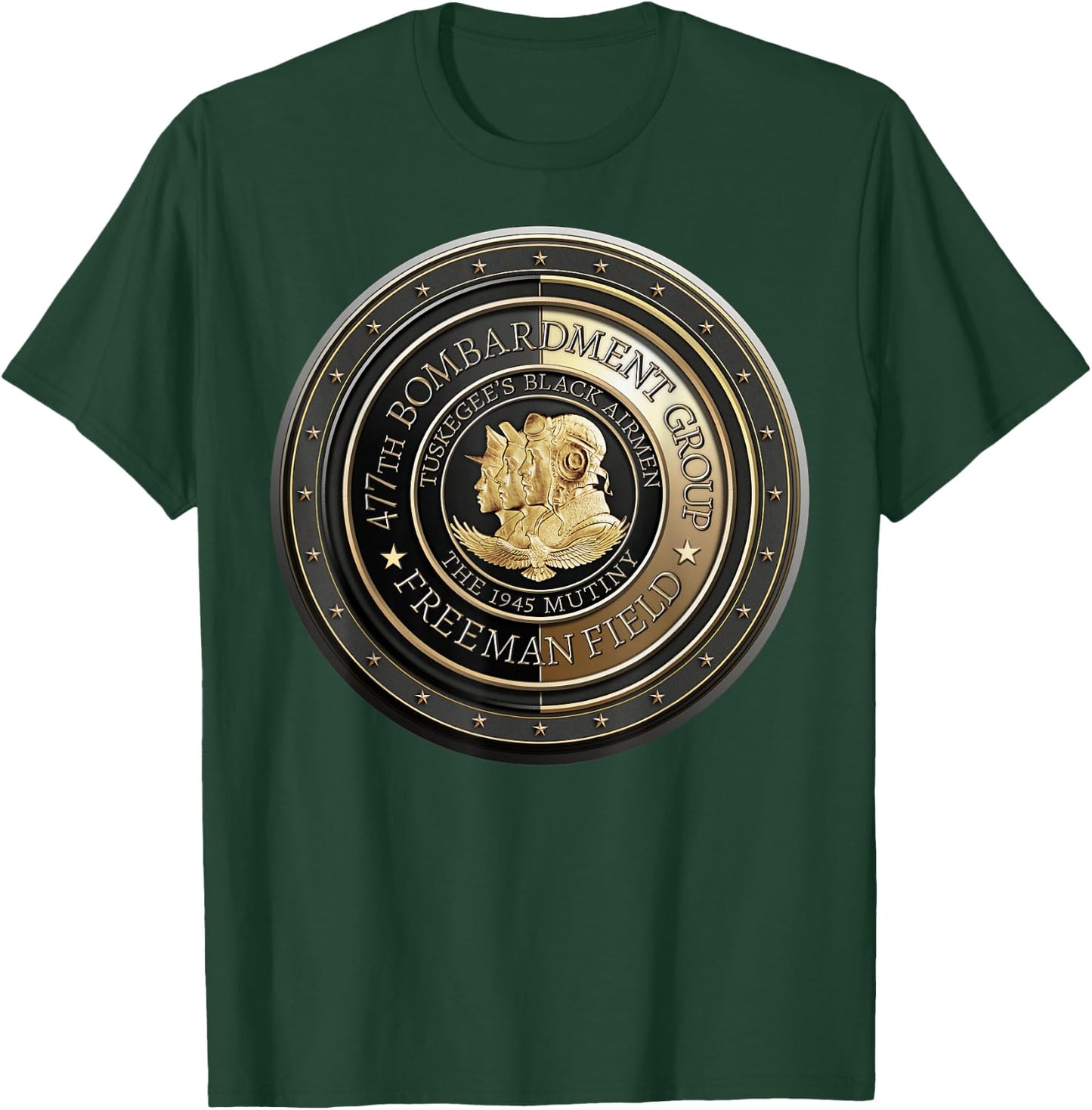 Freeman Field Mutiny Tuskegee Black Airmen Aviation History T-Shirt - T-Shirt | Forest
