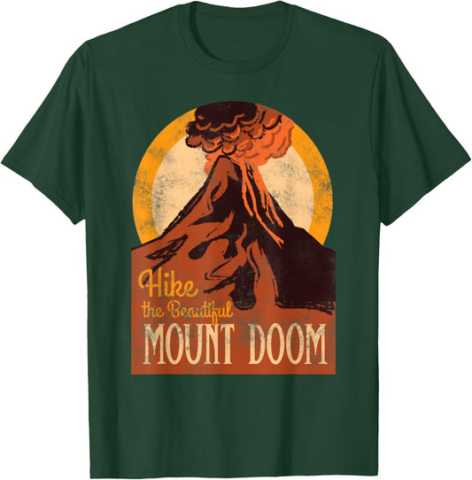 Vintage Hike The Beautiful Mount Doom National Parks T-Shirt - T-Shirt | Forest