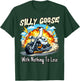 Silly Funny Goose with Nothing to Lose Chaos Goose T-Shirt - T-Shirt | Forest