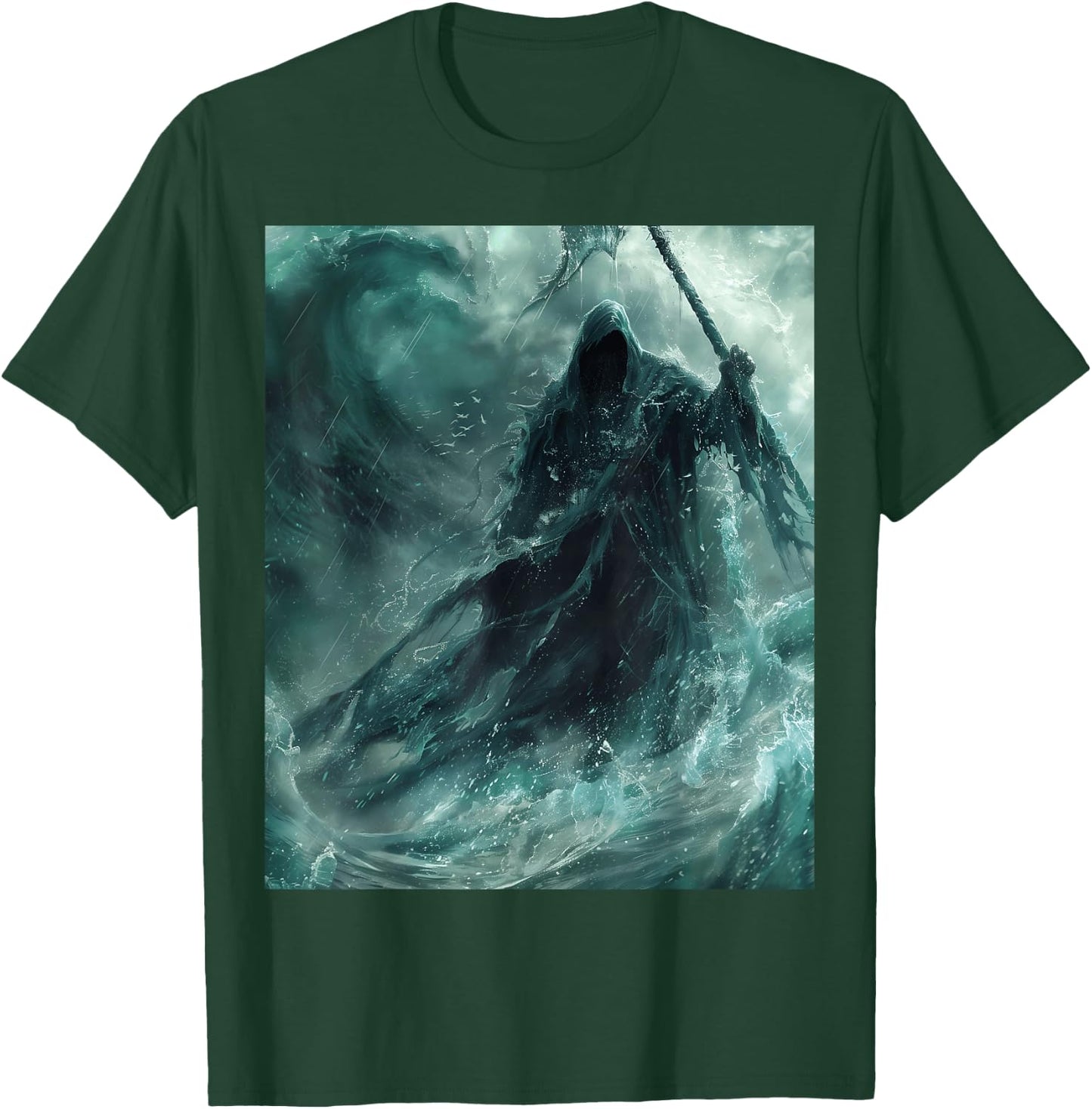 Mythical Grim Reaper by Storm T-Shirt - T-Shirt | Forest