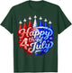 Fourth of July American Men Kids Happy 4th of July T-Shirt - T-Shirt | Forest
