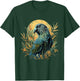 Kakapo Parrot Drawing Moon Artwork Nature Kakapo Lover T-Shirt - T-Shirt | Forest