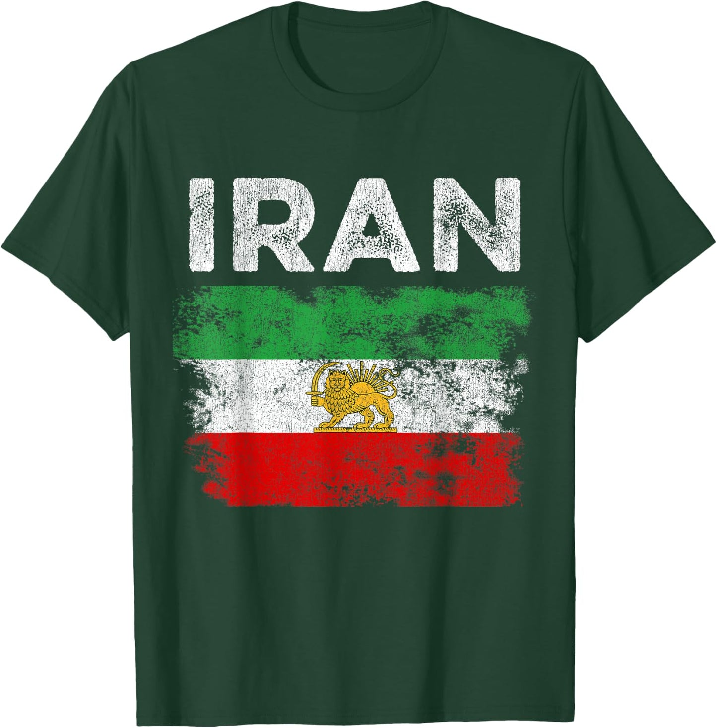 Iran Flag T-Shirt - T-Shirt | Forest
