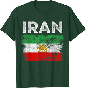 Iran Flag T-Shirt - T-Shirt | Forest