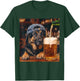 German Shepherd Drinking Beer Funny Dog Meme T-Shirt - T-Shirt | Forest