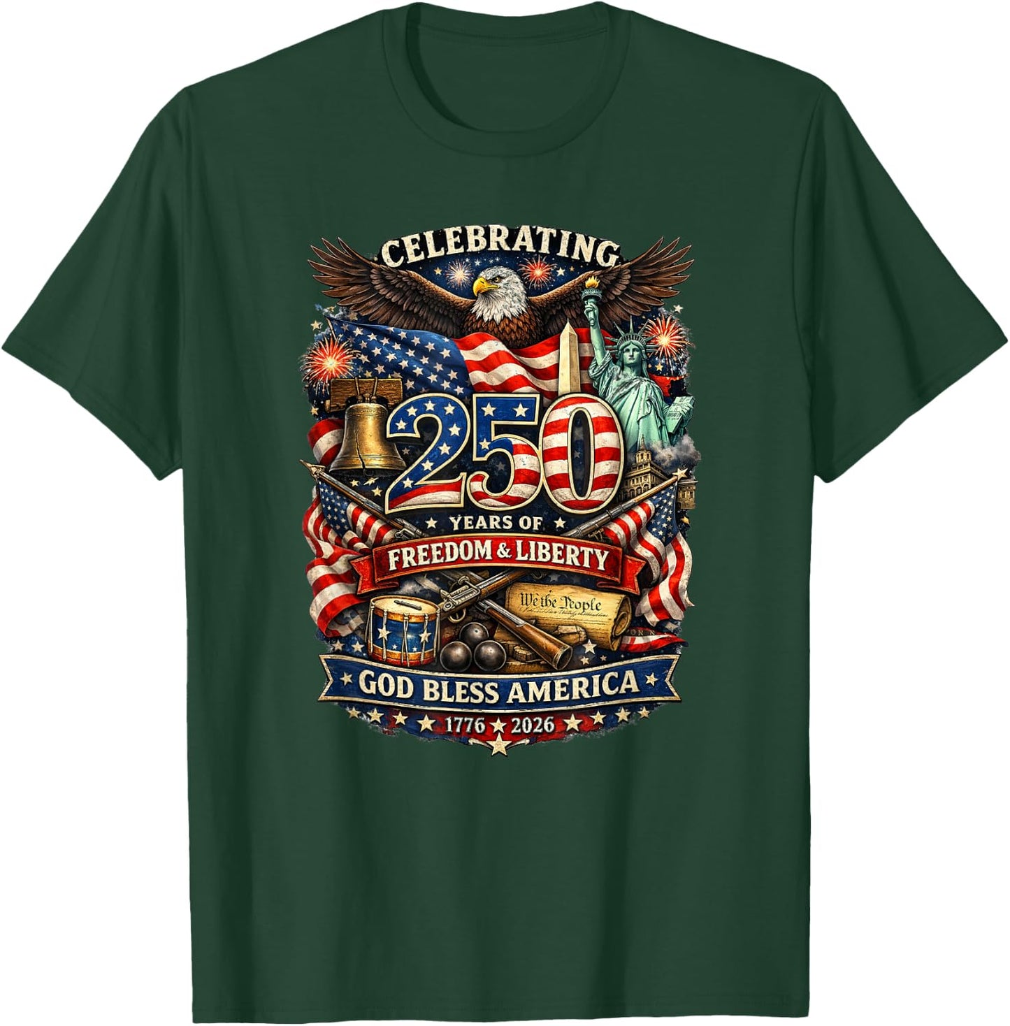 250 Anniversary T-Shirt - T-Shirt | Forest