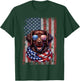 Flat-Coated Retriever Lover US Flag 4th Of July Patriotic Women Kids Men T-Shirt - T-Shirt | Forest