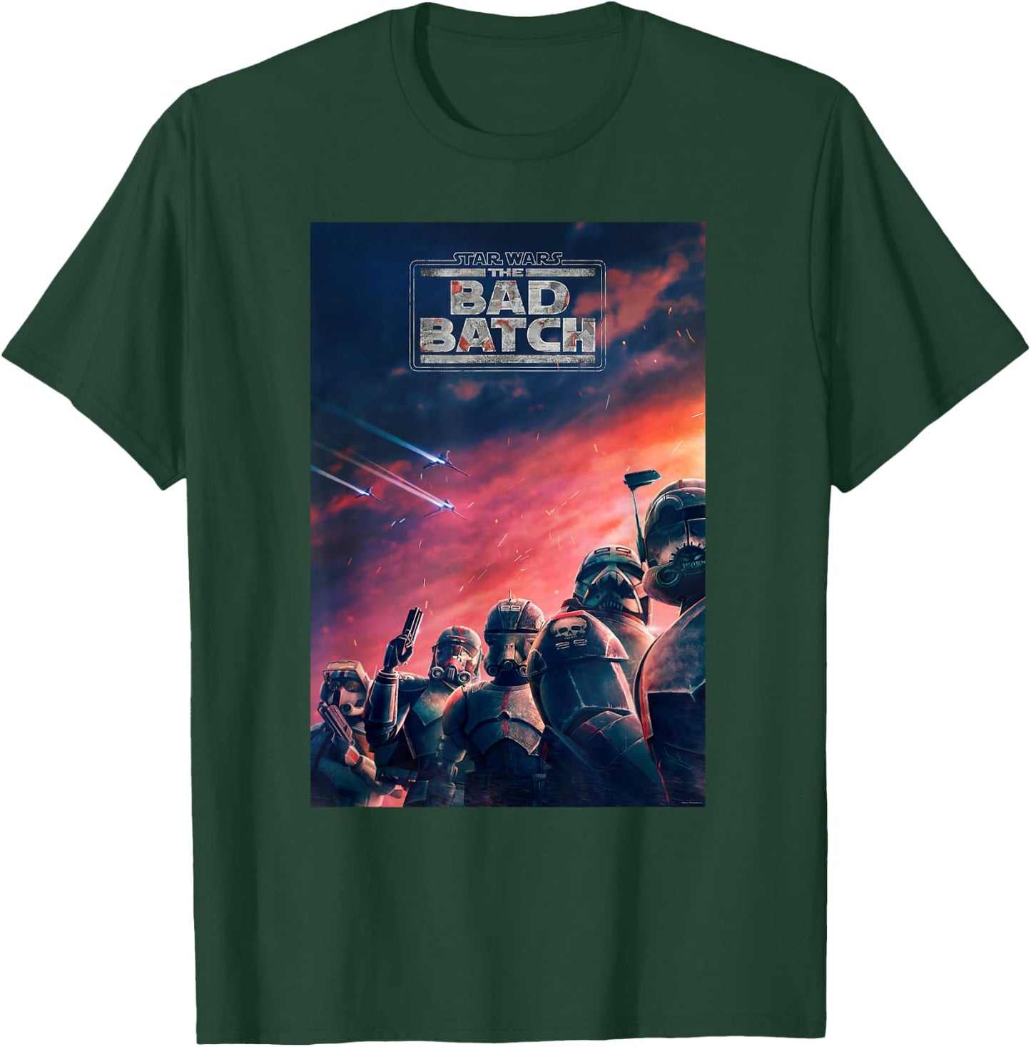 Star Wars The Bad Batch Series Elite Clones Poster T-Shirt - T-Shirt | Forest