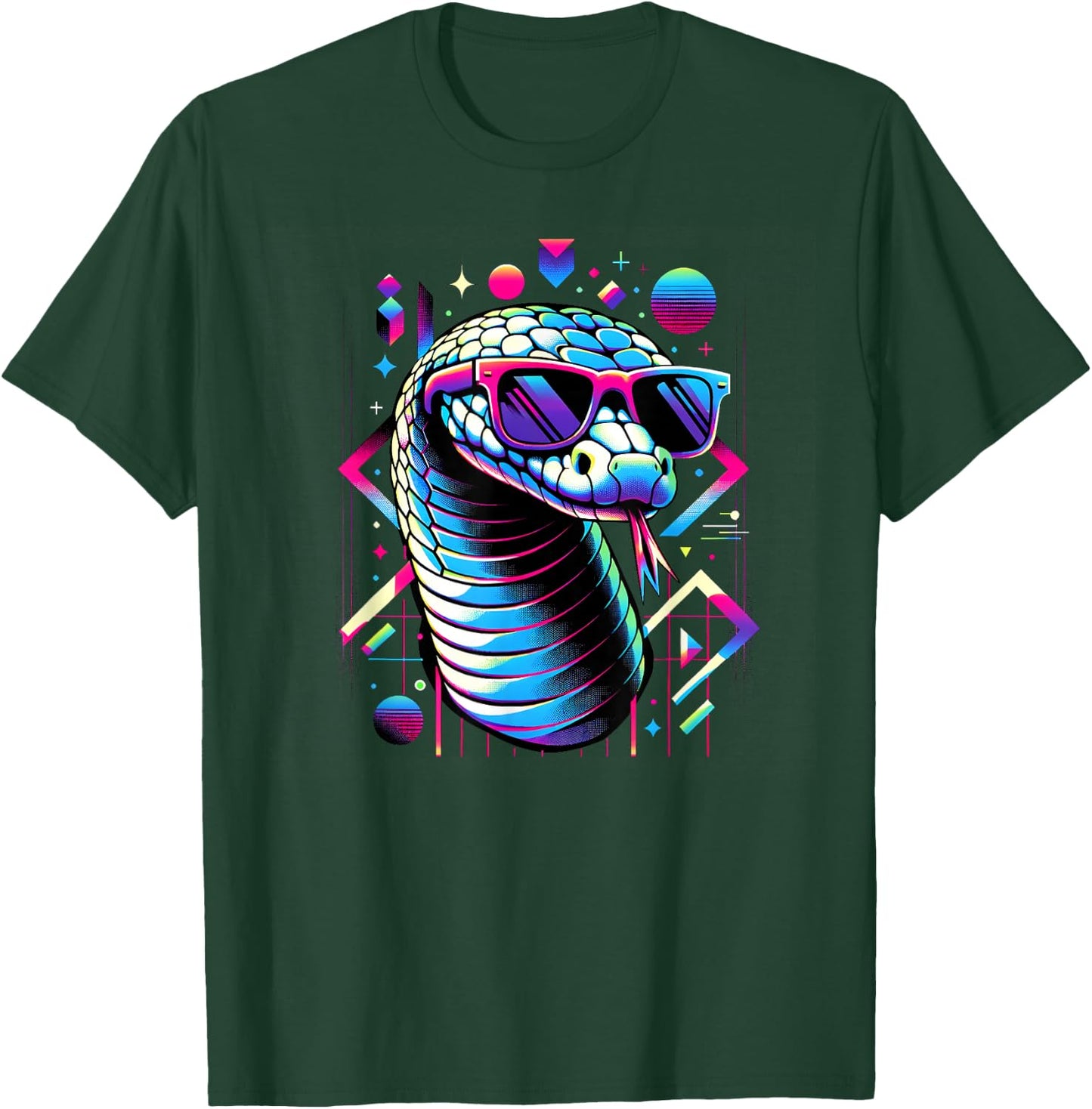 and Kids Vintage Retro Snake Lover T-Shirt - T-Shirt | Forest