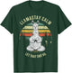 Funny Yoga Llama Alpaca Llamastay Calm Let That Shit T-Shirt - T-Shirt | Forest