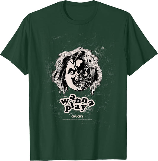 Chucky Wanna Play T-Shirt - T-Shirt | Forest