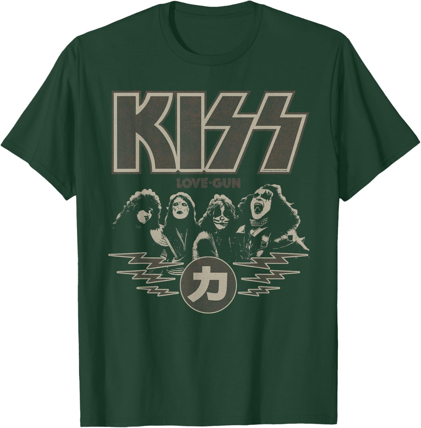 KISS - Love Gun Japan T-Shirt - T-Shirt | Forest