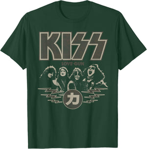 KISS - Love Gun Japan T-Shirt - T-Shirt | Forest