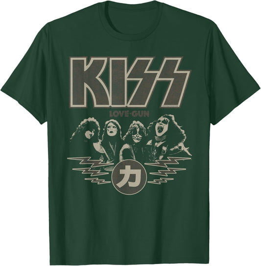 KISS - Love Gun Japan T-Shirt - T-Shirt | Forest