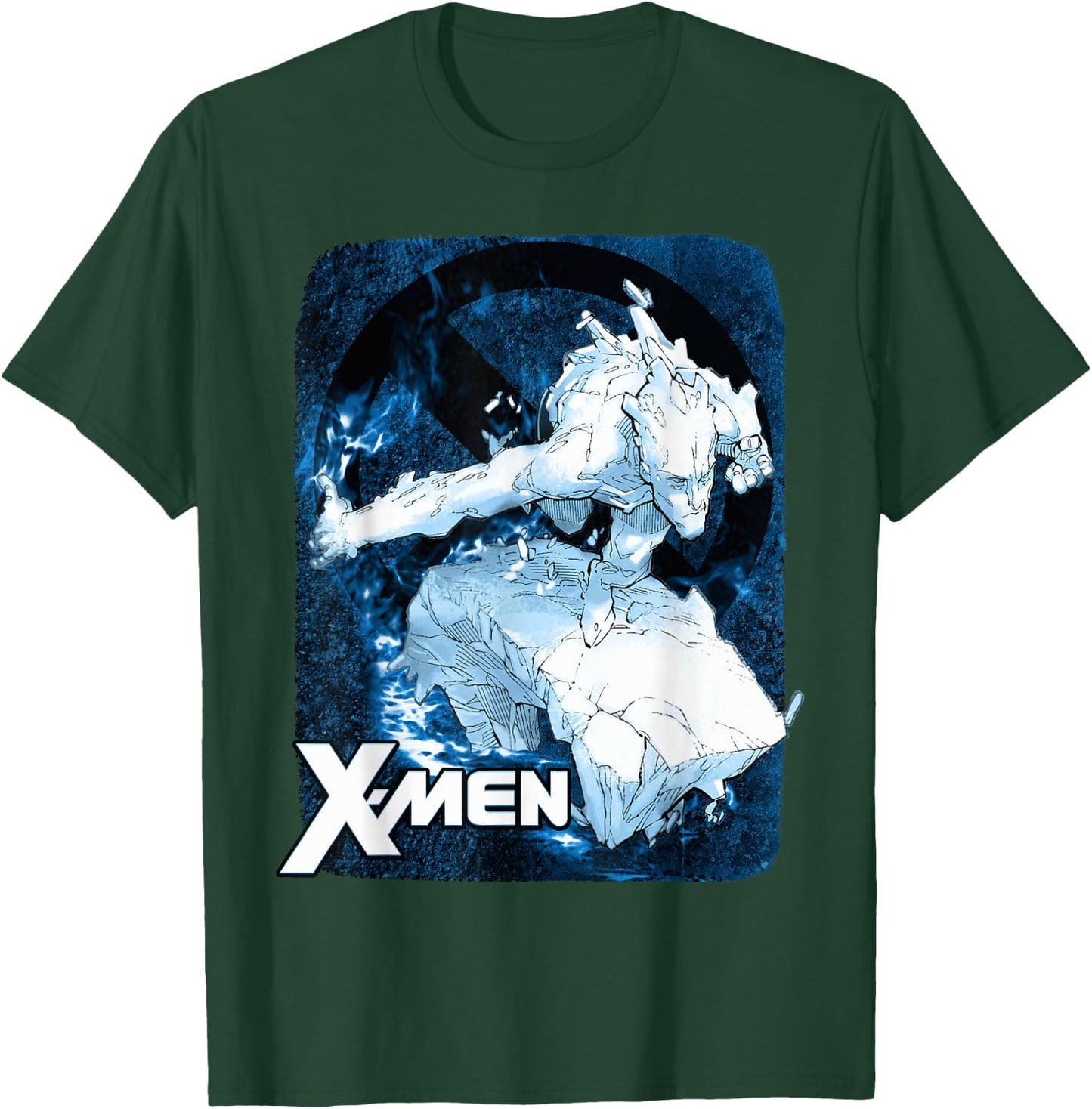 Marvel X-Men Iceman Flames Cold As Ice Graphic T-Shirt - T-Shirt | Forest