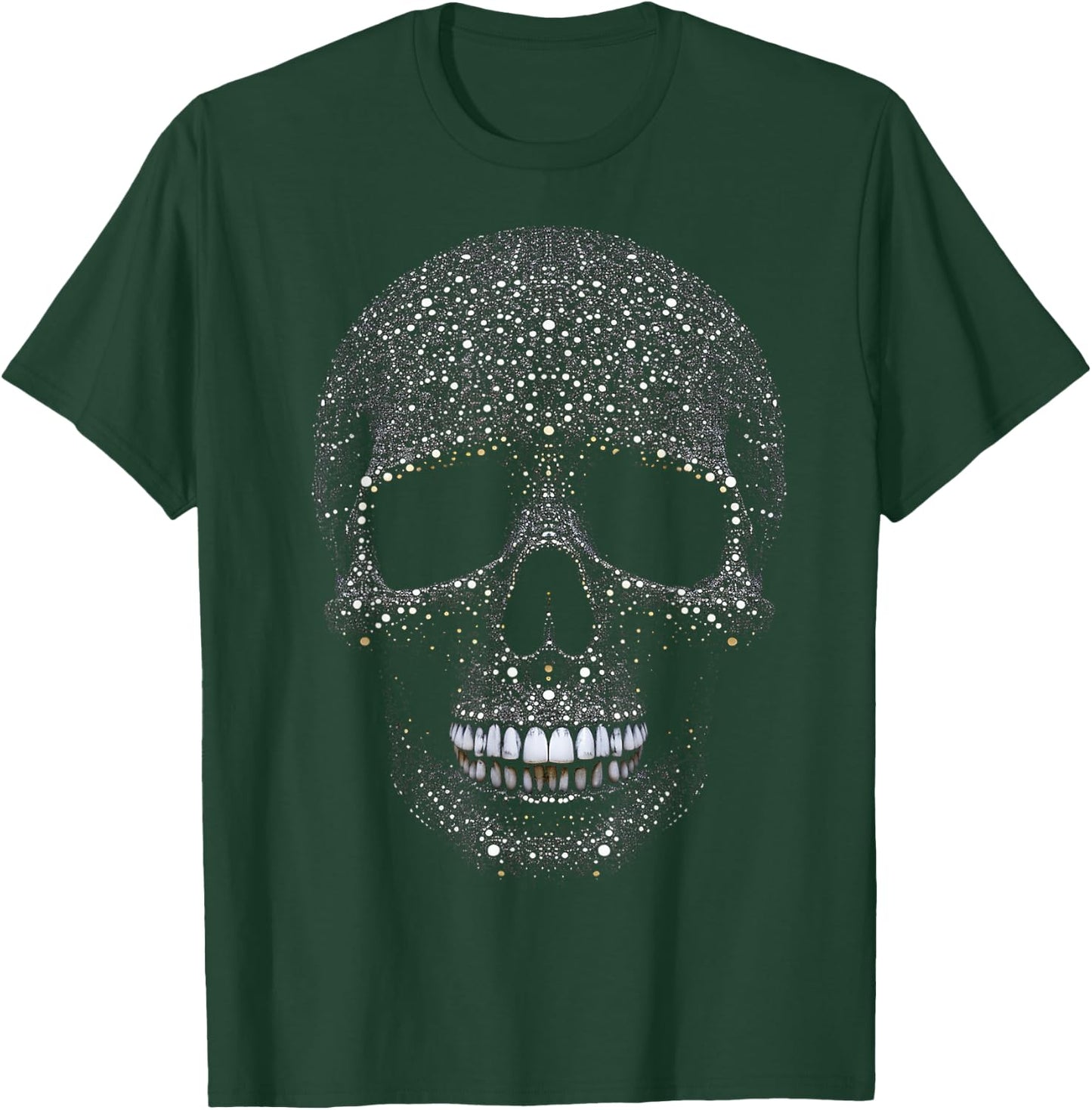 Skull Art Graphic Skull , black T-Shirt - T-Shirt | Forest