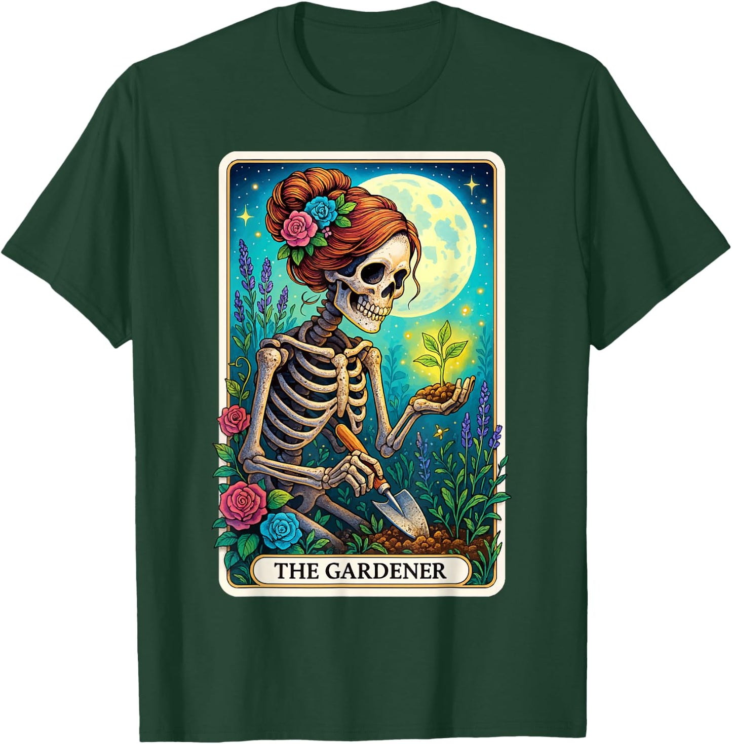The Gardener Tarot Card T-Shirt - T-Shirt | Forest