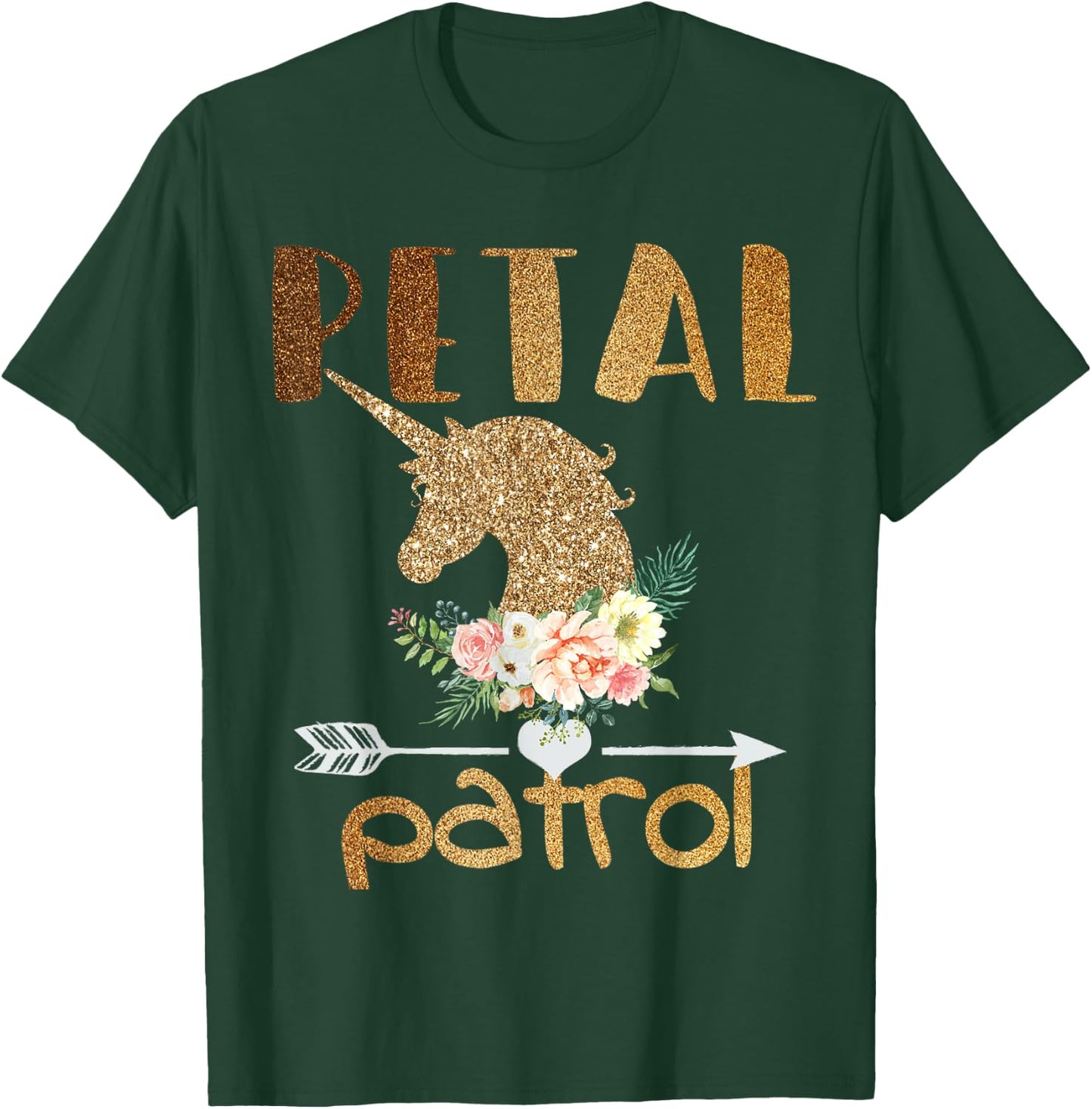 Petal Patrol Wedding Gift Flower Girls Bridal Party Cute T-Shirt - T-Shirt | Forest