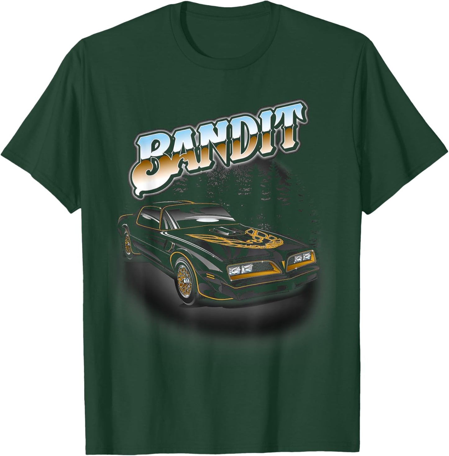 Vintage Bandit 1977 Classic Art Cars Outfits Snowman T-Shirt - T-Shirt | Forest