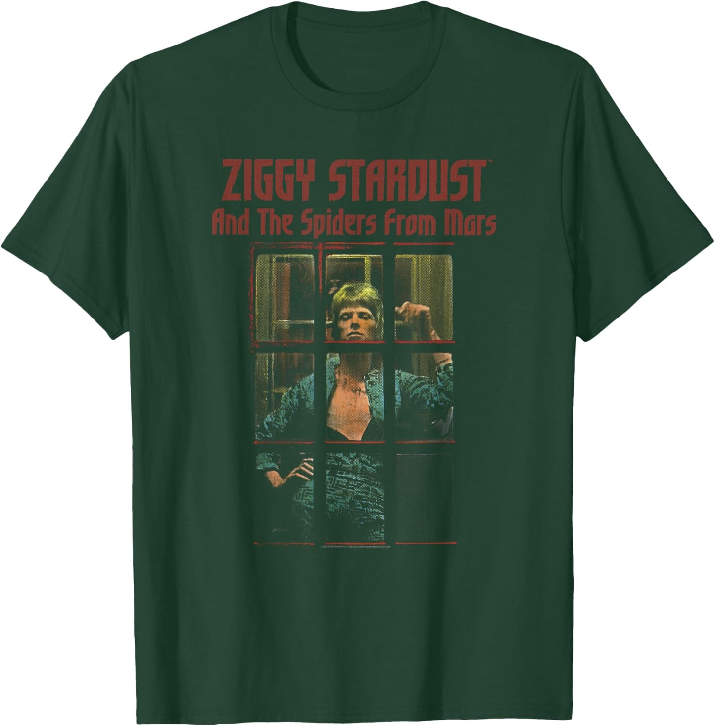 David Bowie - And the spiders of Mars , Black T-Shirt - T-Shirt | Forest