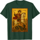 Icône orthodoxe de Saint Georges et Le Dragon T-Shirt - T-Shirt | Forest