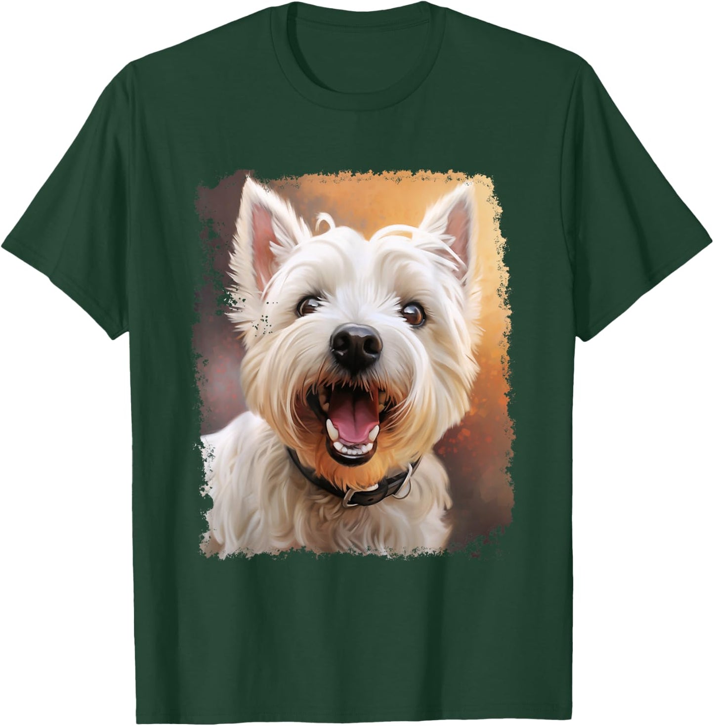 Westie Dog West Highland White Terrier T-Shirt - T-Shirt | Forest