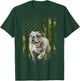 Vintage Camouflage USA Camo Flag Bulldog 4th Of July Women Kids Men T-Shirt - T-Shirt | Forest