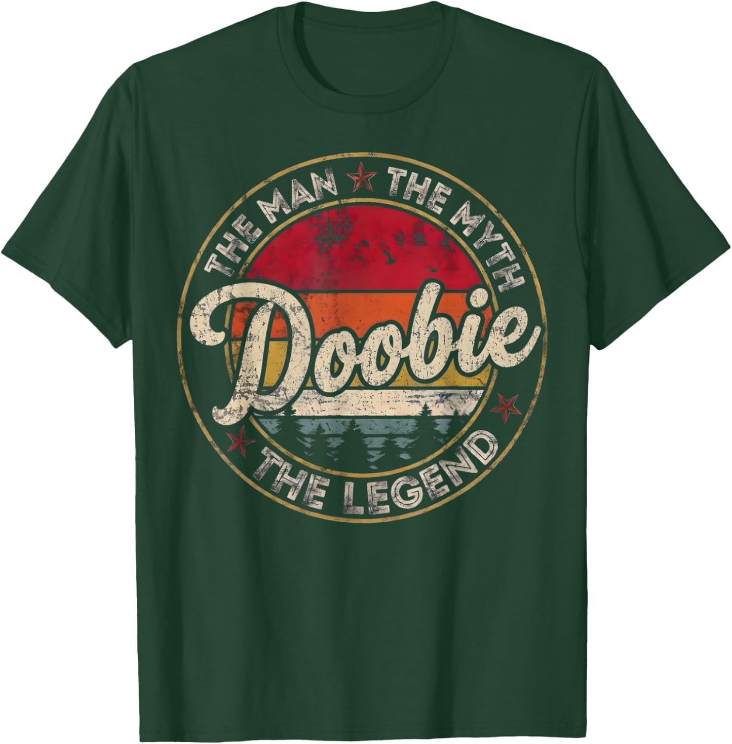 Vintage Doobie Name Retro Classic Gifts Women Kid T-Shirt - T-Shirt | Forest