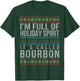 Ugly Christmas Drinking Funny Bourbon Holiday Party Small T-Shirt - T-Shirt | Forest