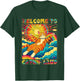 Cat Catnip Land 60s 70s Hippie Aesthetic Cat Lover Women Men T-Shirt - T-Shirt | Forest