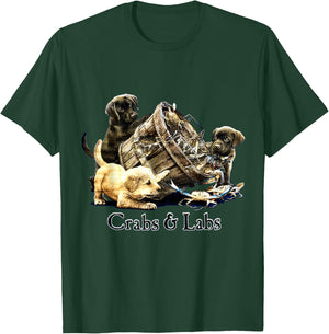Crabs and Labs T-Shirt - T-Shirt | Forest