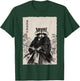 Samurai Raccoon Graphic Warrior Vintage Japanese Art Anime T-Shirt - T-Shirt | Forest