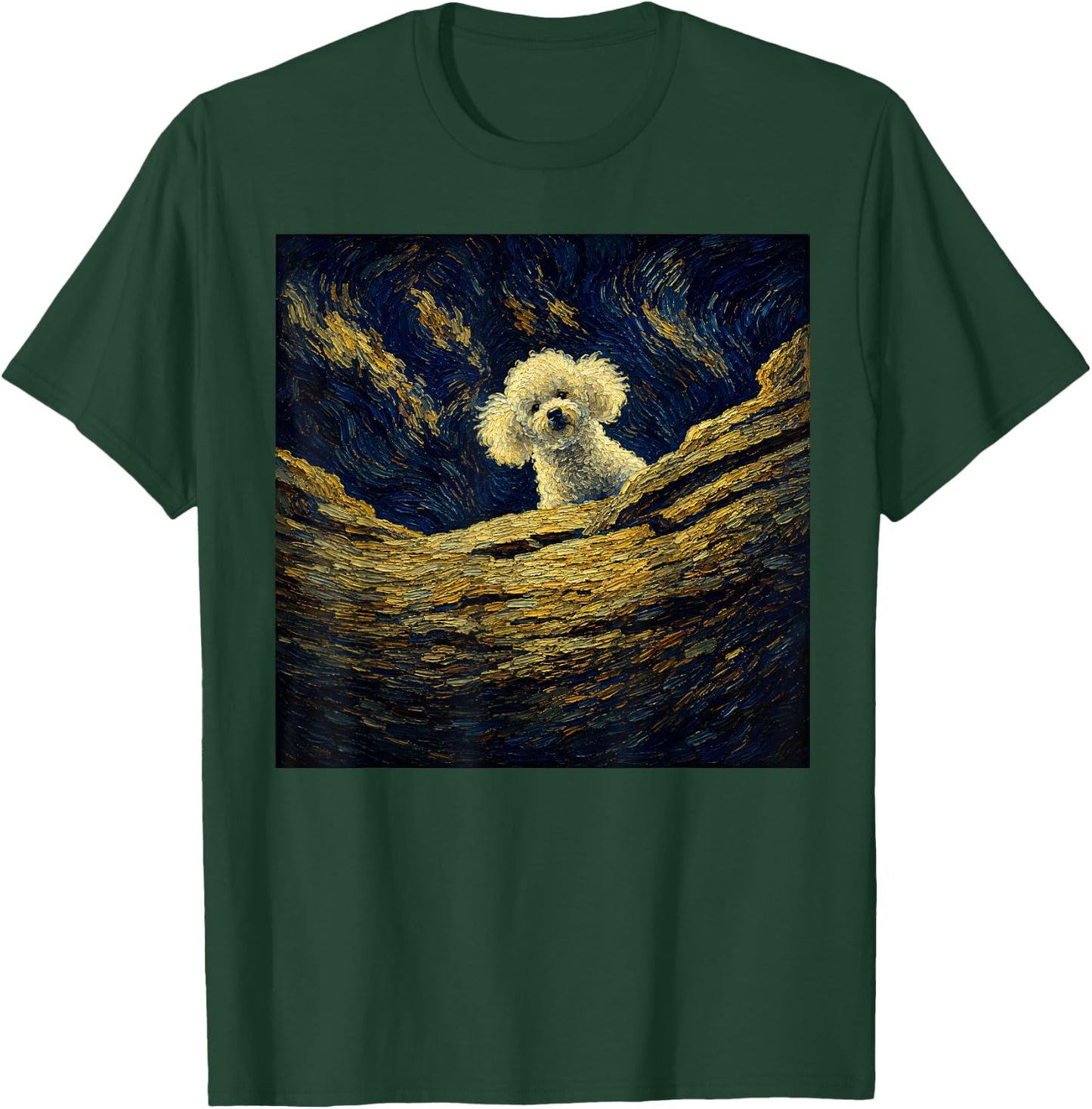 A Little Lamb in the Killer Silence Cute Serial Dog T-Shirt - T-Shirt | Forest
