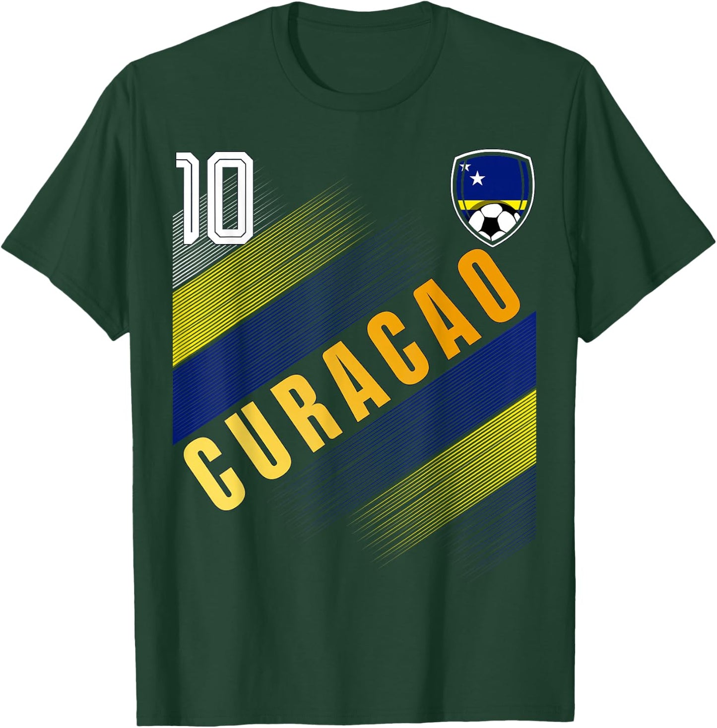 Curacao Flag Curacaoan Pride Lovers T-Shirt - T-Shirt | Forest