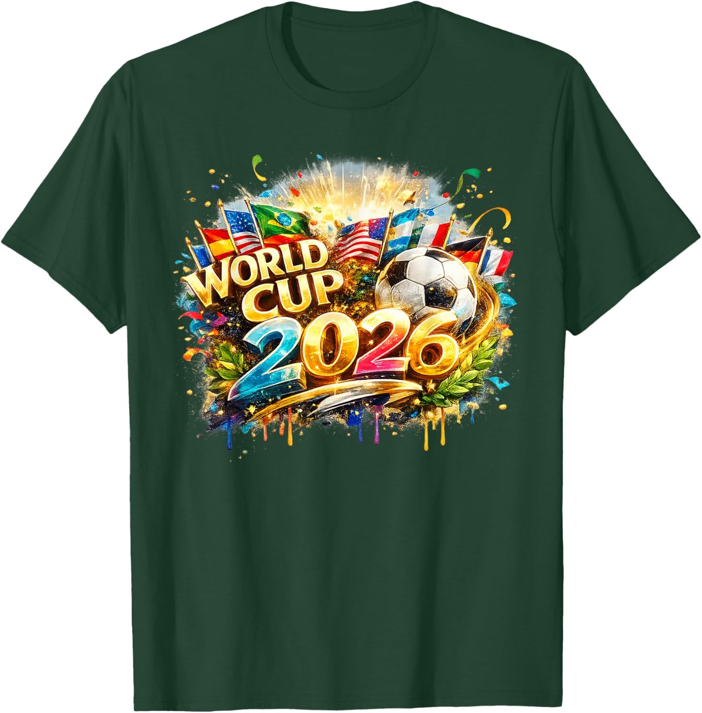 Soccer - World Cup WM Celebration T-Shirt - T-Shirt | Forest